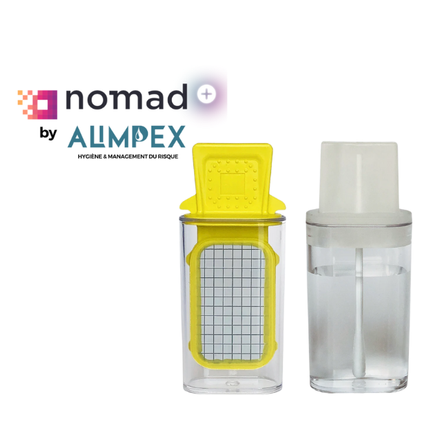 nomad Kits for Yeast & Mold on Surfaces - Swabs & Testers, 25 ea