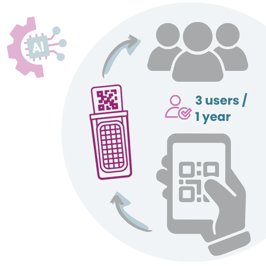 Nomad online application access for 3 user - Subscription for 1 year